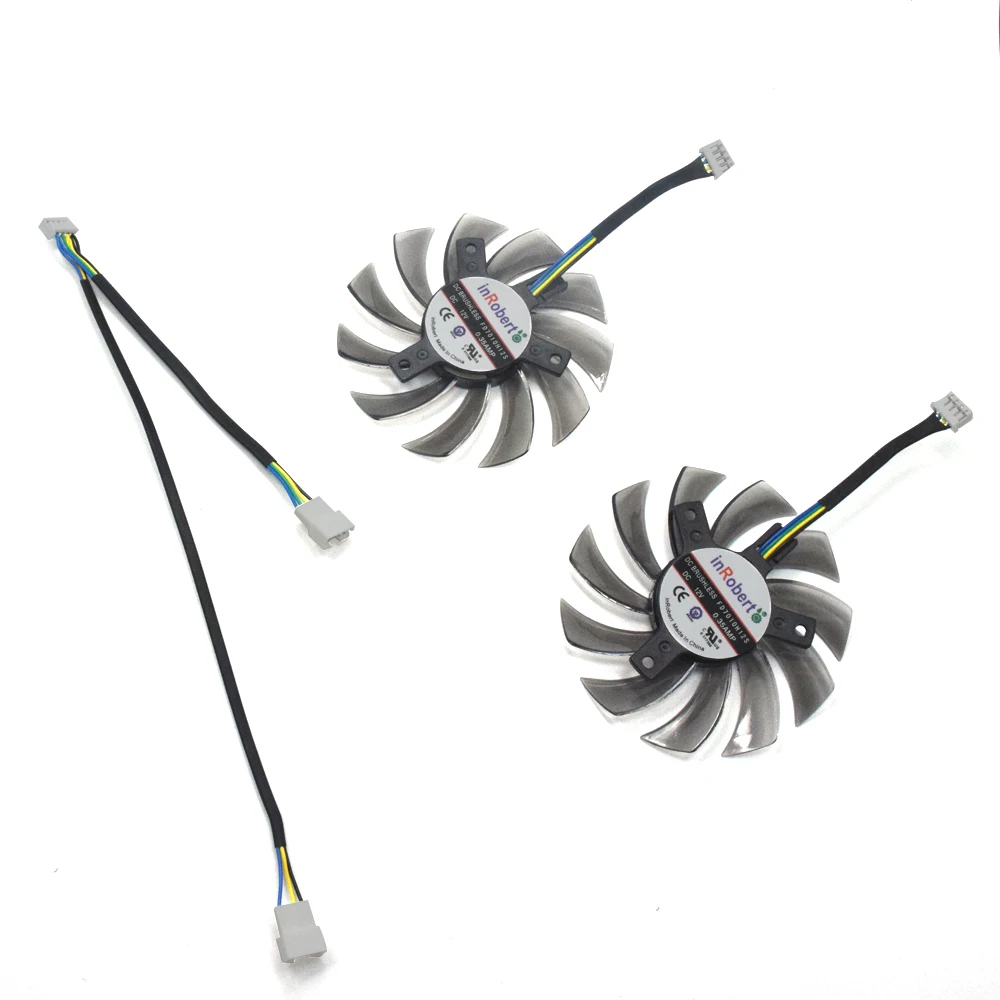 Вентилятор охлаждения FD7010H12S 75 мм 4PIN для ASUS MSI Sapphire 6930 7850 GTX 550 750 770 Ti HD 7870 Twin frozr II