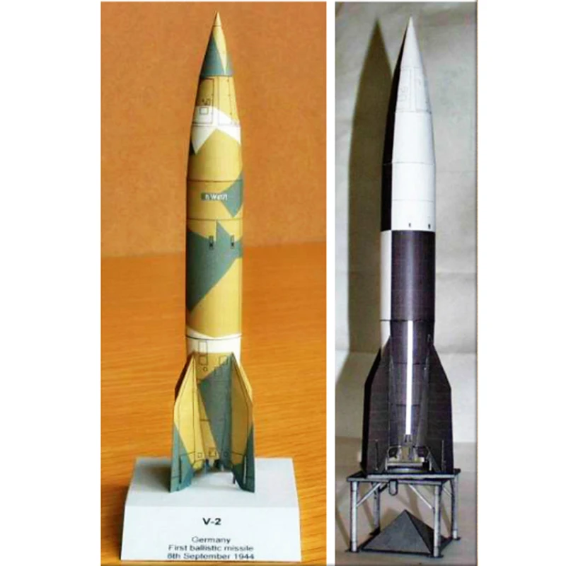 DIY Paper Craft V-2 Rocket 3D High Simulation Space Science and Technology Toy Boy Gift
DIY Paper Craft V-2 Rocket 3D High Simulation Space Science and Technology Toy Boy Gift