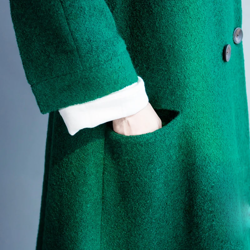 wool coat Brand Long Coat Fall Winter Women's Coat New Casual Hit Color Lapel Coat Thicken Warm Loose Woolen Coat Women
wool coat Brand Long Coat Fall Winter Women's Coat New Casual Hit Color Lapel Coat Thicken Warm Loose Woolen Coat Women