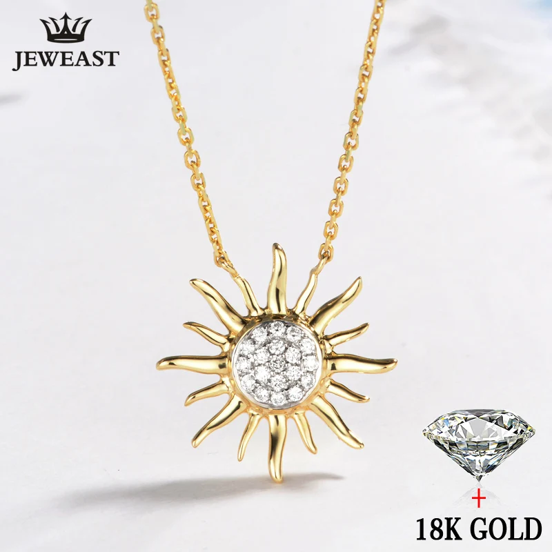 18k Gold Necklace Pendant Sun Shiny Women Girl Miss Gift Girlfriend Natural Real Party Trendy Good 2020 New Hot wholesale
18k Gold Necklace Pendant Sun Shiny Women Girl Miss Gift Girlfriend Natural Real Party Trendy Good 2020 New Hot wholesale