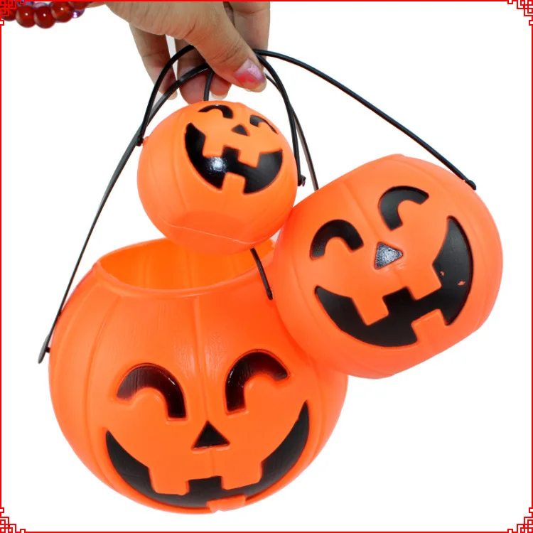 5 Pcs Smile Pumpkin Bucket Pot Candy Holder Halloween Party Decorations Supplies 16CM
5 Pcs Smile Pumpkin Bucket Pot Candy Holder Halloween Party Decorations Supplies 16CM