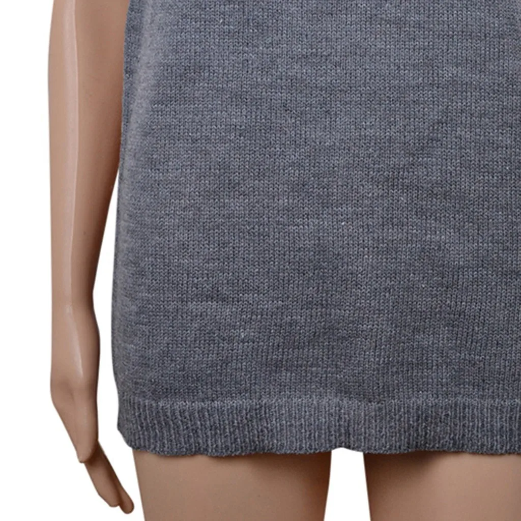 Fashion Knitwear Vest Blouse Casual Ladies Sexy Backless Bottoming Tops Tee Tops Female Women's Sleeveless Shirt Blusas Pullover
Fashion Knitwear Vest Blouse Casual Ladies Sexy Backless Bottoming Tops Tee Tops Female Women's Sleeveless Shirt Blusas Pullover
