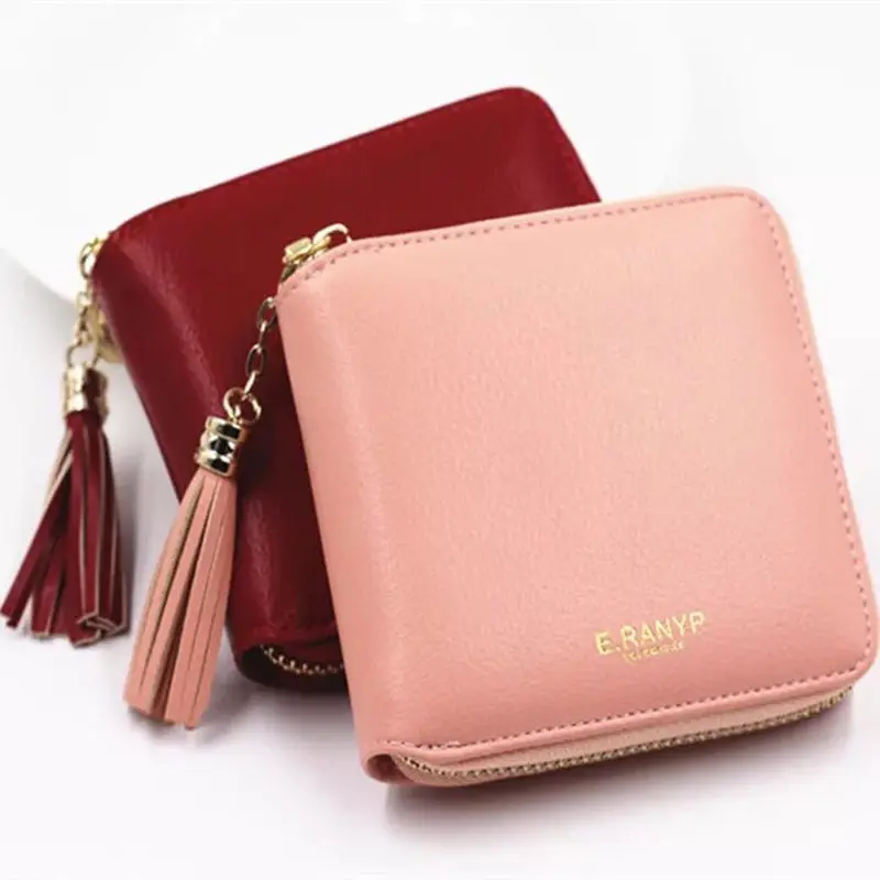 2019 New Fashion Korean wallet brand designed tassel short women wallet zipper female purse card holder Carteira Women Small Clu
2019 New Fashion Korean wallet brand designed tassel short women wallet zipper female purse card holder Carteira Women Small Clu