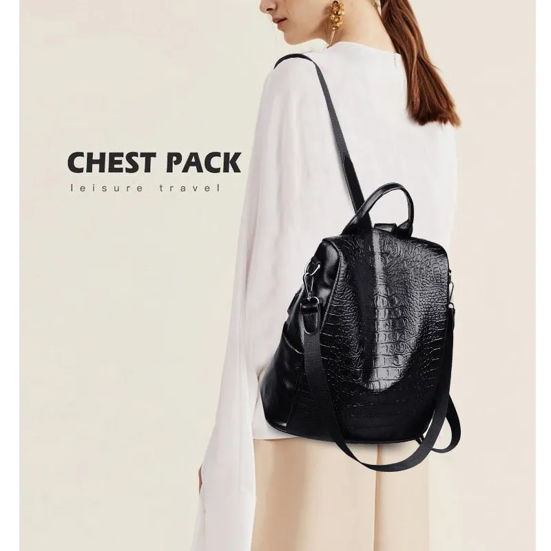 ZMQN backpack women crocodile pu leather anti theft backpack travel back pack lady bag for 2020 zaino donna sac a dos femme C123
ZMQN backpack women crocodile pu leather anti theft backpack travel back pack lady bag for 2020 zaino donna sac a dos femme C123
