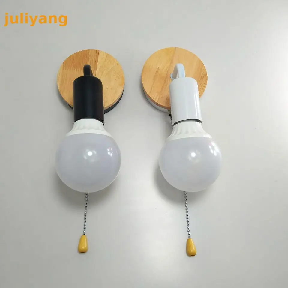 E-HOME LED modern Wood wall light or home bedroom Coffee shop, bar, restaurant White Black Wall Lamp 110v 220v
E-HOME LED modern Wood wall light or home bedroom Coffee shop, bar, restaurant White Black Wall Lamp 110v 220v