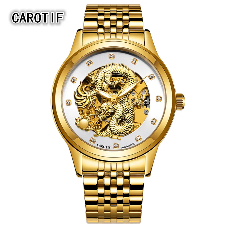 Luxury Automatic Mechanical Dragon Wristwatches reloj hombre Waterproof Full Steel Men's Watch montre Male Clock erkek kol saati
Luxury Automatic Mechanical Dragon Wristwatches reloj hombre Waterproof Full Steel Men's Watch montre Male Clock erkek kol saati