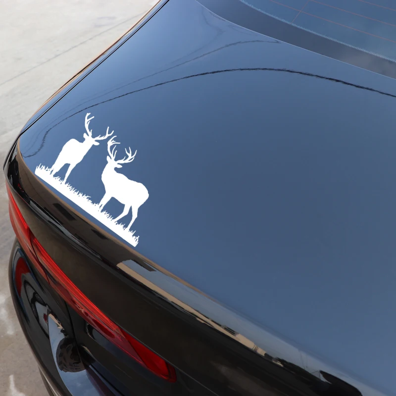 YJZT 17.1CM*11.1CM Deer On The Grassland Pattern Body Of Car Decor Vinyl Decal Car Sticker Black/Silver C4-1987
YJZT 17.1CM*11.1CM Deer On The Grassland Pattern Body Of Car Decor Vinyl Decal Car Sticker Black/Silver C4-1987