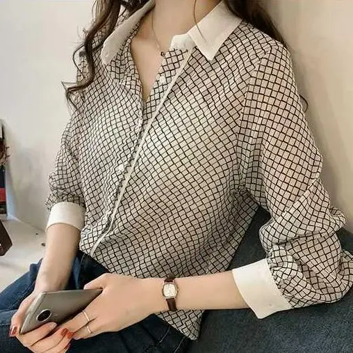 blouses for woman 2019 spring Plus Size 4XL Blouse Women Striped top female Fashion Chiffon Blouse Shirt 2018 Long Sleeve Shirt
blouses for woman 2019 spring Plus Size 4XL Blouse Women Striped top female Fashion Chiffon Blouse Shirt 2018 Long Sleeve Shirt