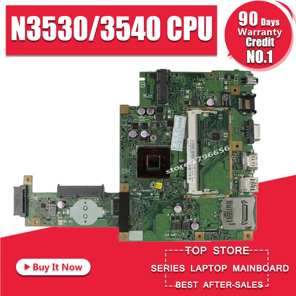 X453MA Laptop motherboard N3530/N3540 CPU 4cores For Asus X453MA X403MA X403M F453M Test mainboard X453MA motherboard test ok
X453MA Laptop motherboard N3530/N3540 CPU 4cores For Asus X453MA X403MA X403M F453M Test mainboard X453MA motherboard test ok