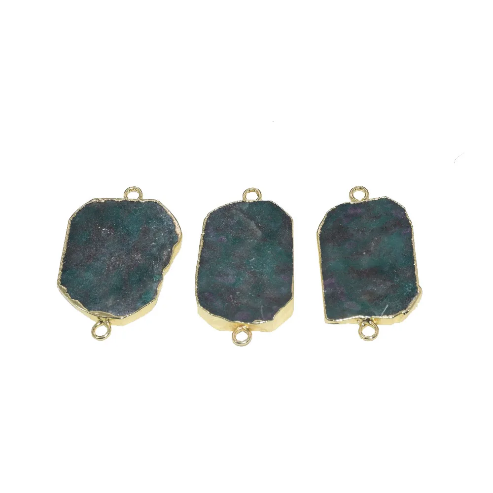 Gold Plating Slice Raw crystal stone connector for women jewelry making 2020 big natural slab druzy zoisite gem healing pendant
Gold Plating Slice Raw crystal stone connector for women jewelry making 2020 big natural slab druzy zoisite gem healing pendant