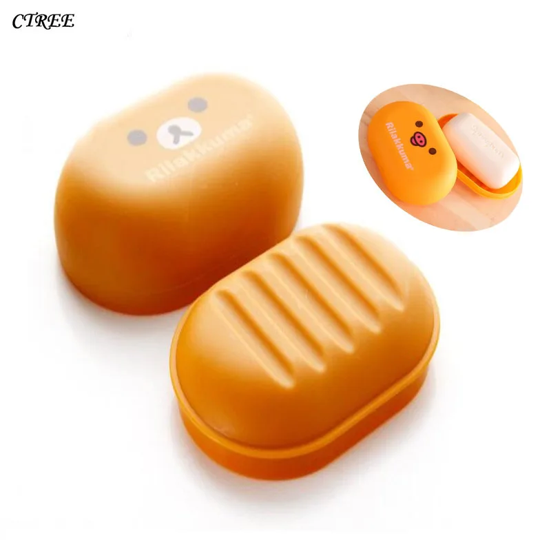 CTREE Hot Sale Portable Soap Dishes Cute Cartoon Bear Box Case Holder Wash Dust-proof Shower Home Bathroom Accessories Set C29
CTREE Hot Sale Portable Soap Dishes Cute Cartoon Bear Box Case Holder Wash Dust-proof Shower Home Bathroom Accessories Set C29