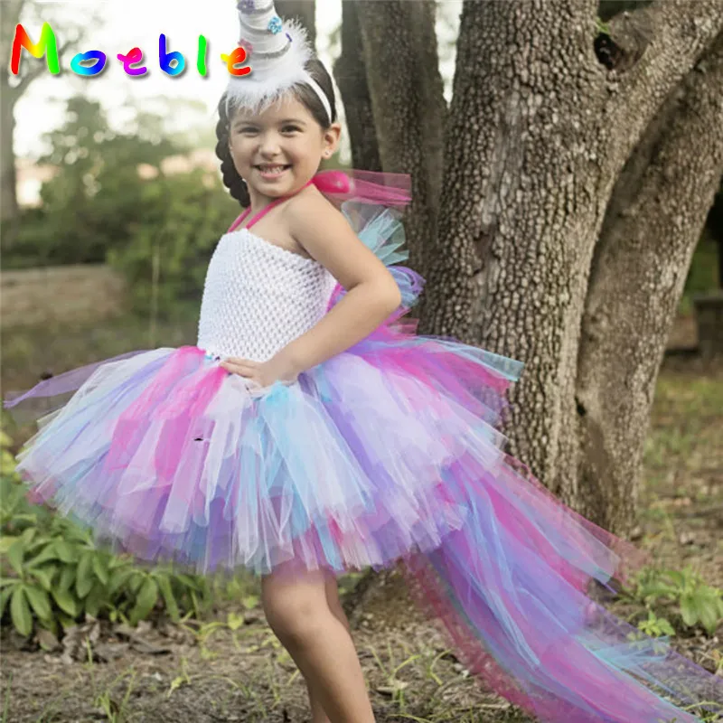 Unicorn Bustle Girls Dress Rainbow Tutu Dress Baby Dress Up Costume Kids Party Dresses Children Cosplay Outfits Little Horse
Unicorn Bustle Girls Dress Rainbow Tutu Dress Baby Dress Up Costume Kids Party Dresses Children Cosplay Outfits Little Horse