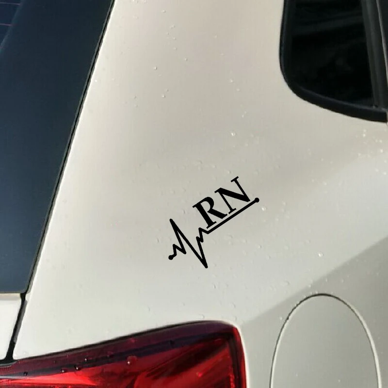 QYPF 13.2CM*7.5CM Fashion RN Lifeline High-quality Vinyl Car Window Sticker Decal Black Silver C15-3210
QYPF 13.2CM*7.5CM Fashion RN Lifeline High-quality Vinyl Car Window Sticker Decal Black Silver C15-3210