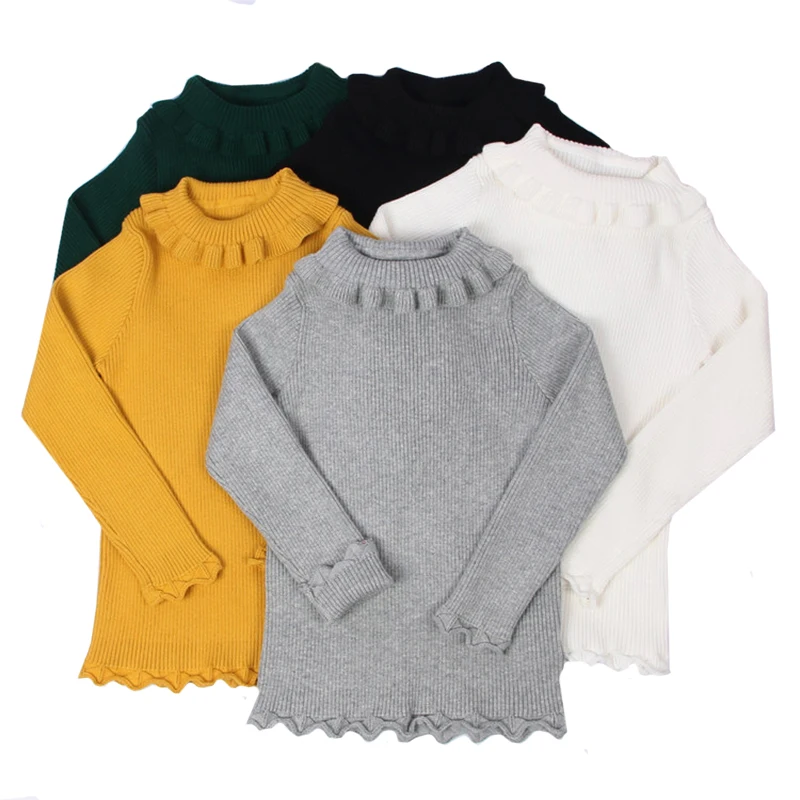 Children Sweaters New Winter Turtleneck Ruched Collar Bottoming Tops Kids Clothing Soft Cotton Toddlers Girls Knitting Pullovers
Children Sweaters New Winter Turtleneck Ruched Collar Bottoming Tops Kids Clothing Soft Cotton Toddlers Girls Knitting Pullovers
