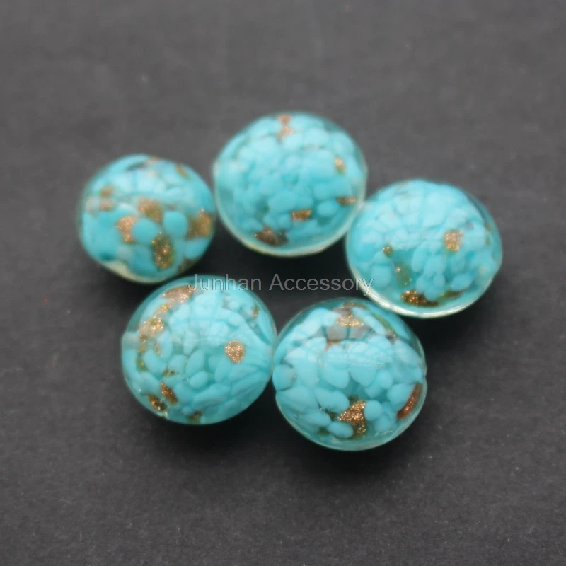 10pcs/Lot 14mm*10mm Lampwork Glass Beads Round Flat Fashion Beads Ocean Blue color for jewelry making
10pcs/Lot 14mm*10mm Lampwork Glass Beads Round Flat Fashion Beads Ocean Blue color for jewelry making