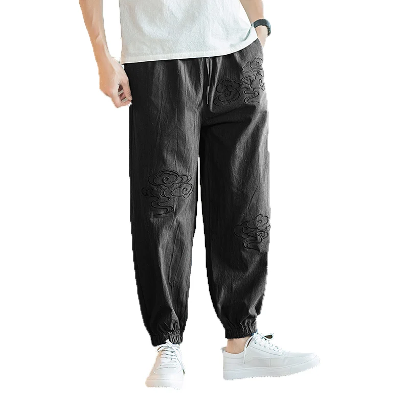 Мужские повседневные брюки-султанки мужские брюки в стиле хип-хоп мешковатые