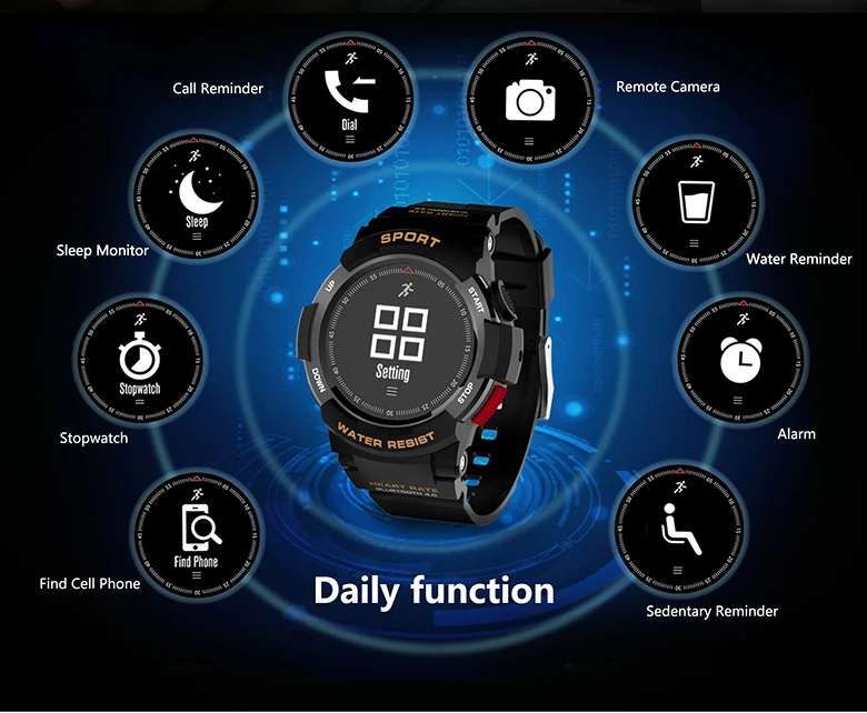 Women Men Smart Watches Andriod Ios Smartwatch Heart Rate Swimming Cycling Outdoor APP GPS Sport Trajectory Watch NRF51822
Women Men Smart Watches Andriod Ios Smartwatch Heart Rate Swimming Cycling Outdoor APP GPS Sport Trajectory Watch NRF51822