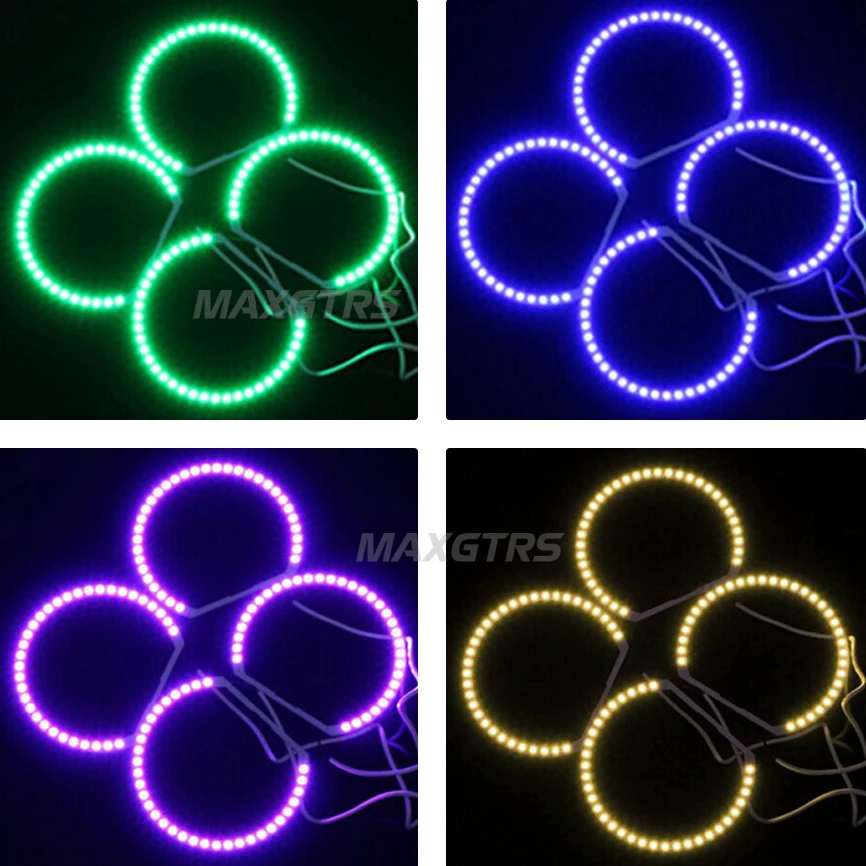 4X 131mm LED RGB Halo Controle Angel Eyes Ring for BMW E39 E46 E60 E92 E36 Diy Headlight Night Light Wifi Controller Switch
4X 131mm LED RGB Halo Controle Angel Eyes Ring for BMW E39 E46 E60 E92 E36 Diy Headlight Night Light Wifi Controller Switch