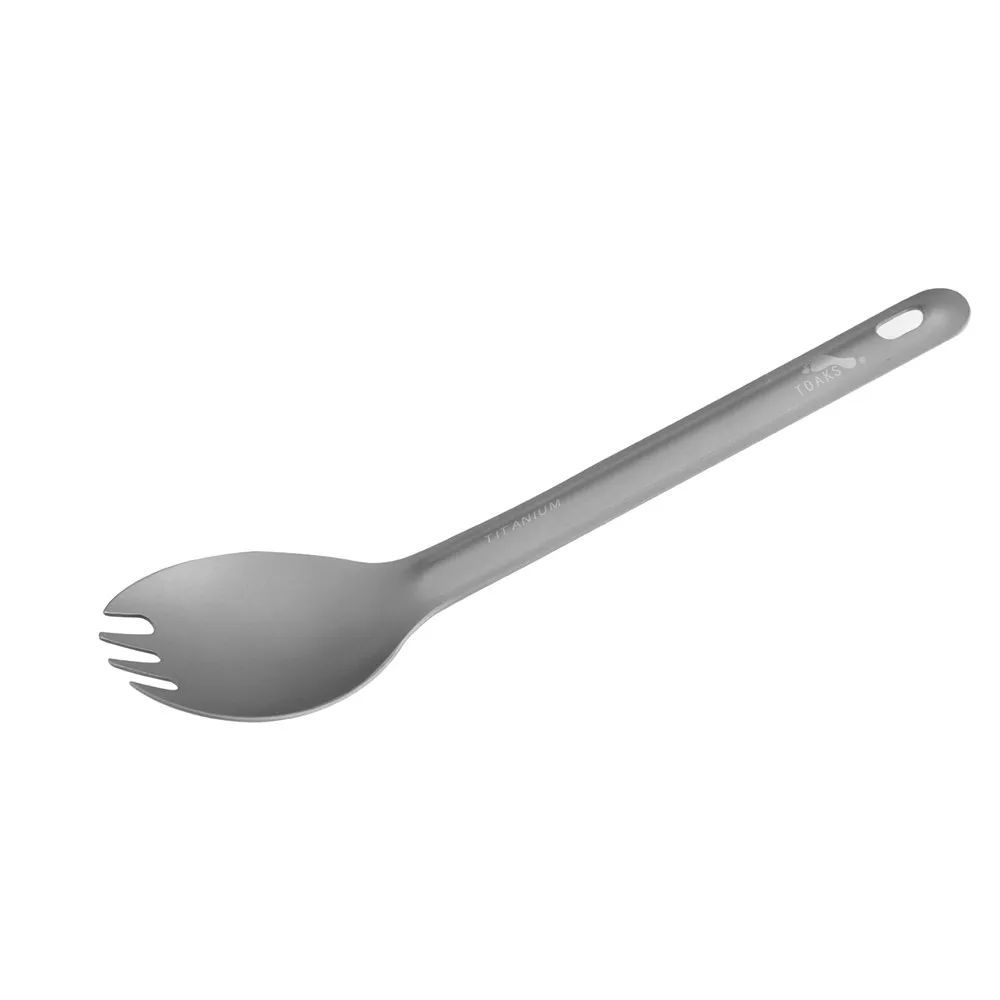 TOAKS Titanium Spork Ultralight Outdoor Household Picnic Dual-Use Tableware Spoon 162mm 12.5g 0.4oz SLV-04
TOAKS Titanium Spork Ultralight Outdoor Household Picnic Dual-Use Tableware Spoon 162mm 12.5g 0.4oz SLV-04