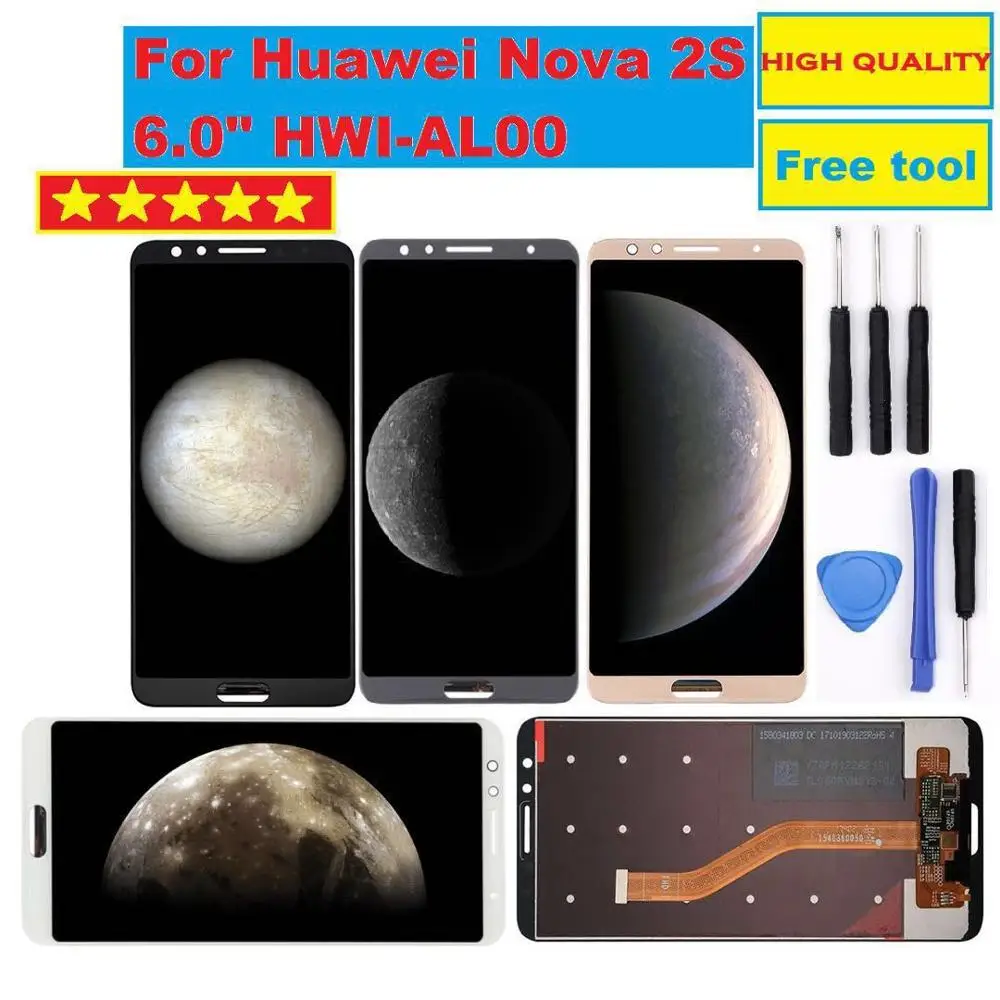 For Huawei Nova 2s LCD Display Touch Screen Tablet Assembly 2 S HWI-AL00 Replacement for 6.0 "Huawei | Мобильные телефоны и