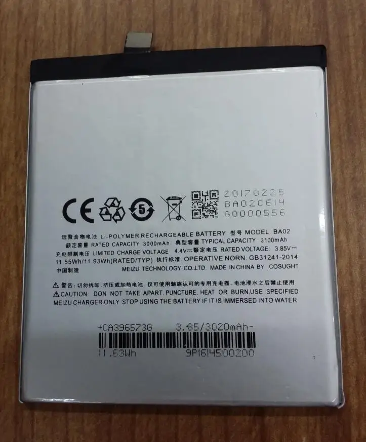 For Meizu MeiBlue E BA02 A680Q Battery 3100mAh Compatible MeiBlue E BA02 A680Q Battery
For Meizu MeiBlue E BA02 A680Q Battery 3100mAh Compatible MeiBlue E BA02 A680Q Battery
