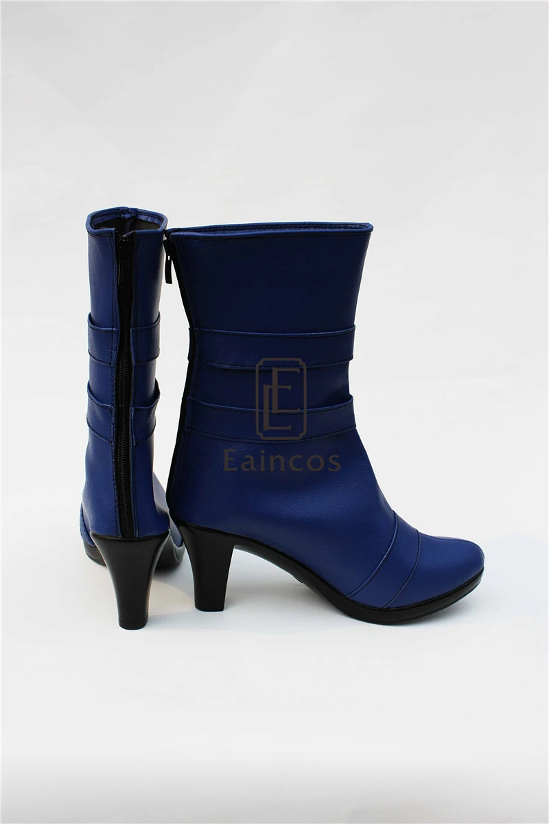 Anime Sailor Moon Sailor Uranus Cosplay Party Shoes Blue Boots Custom-made