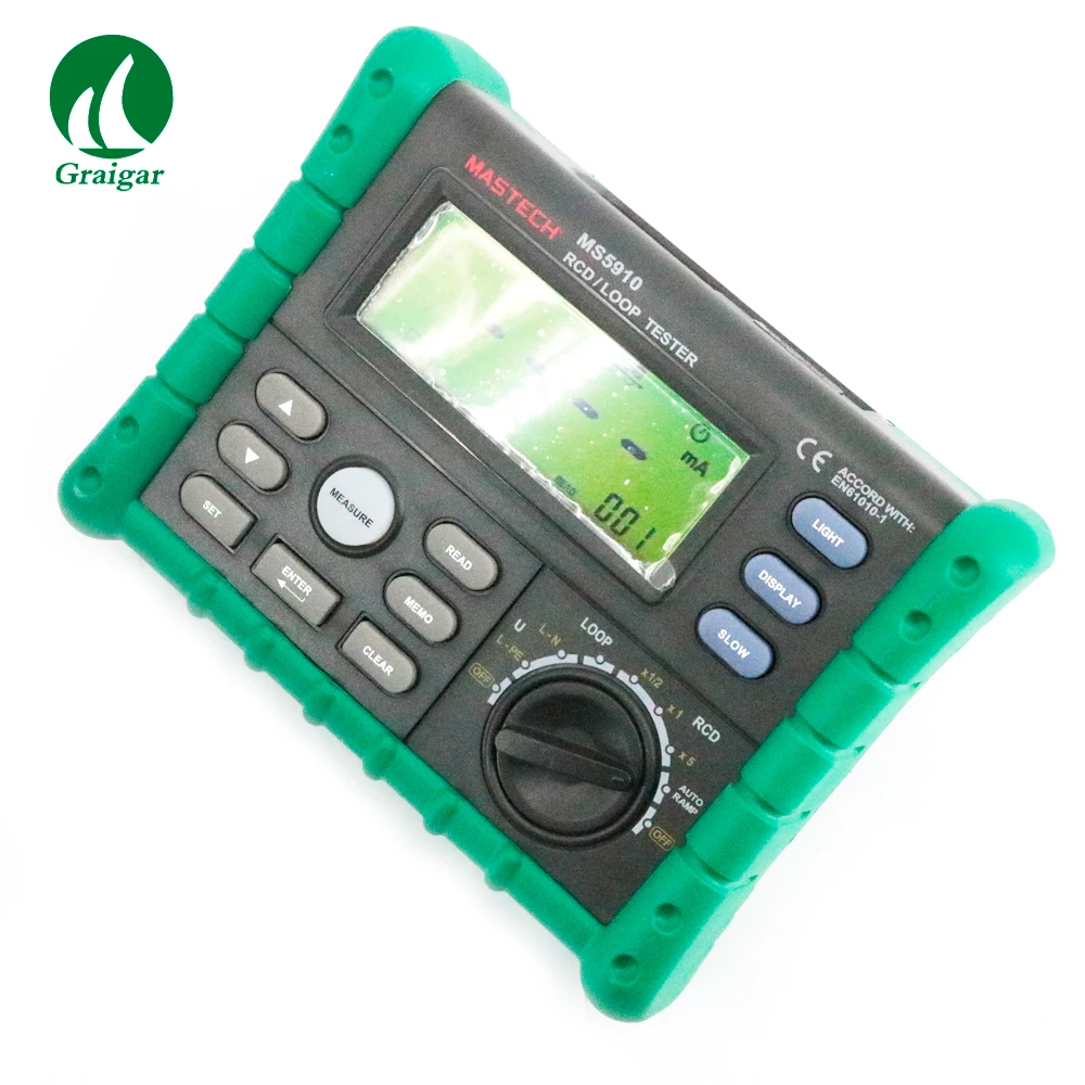 Бесплатная доставка схема тестера сопротивления MASTECH MS5910 RCD/Loop с USB