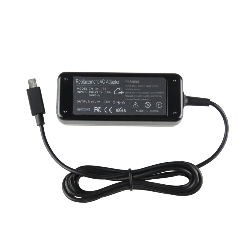 High Quality 19V 1.75A 33W Factory Direct AC Laptop Power Adapter Charger For Asus Eeebook X205T X205TA 11.6 Inch Notebook
High Quality 19V 1.75A 33W Factory Direct AC Laptop Power Adapter Charger For Asus Eeebook X205T X205TA 11.6 Inch Notebook