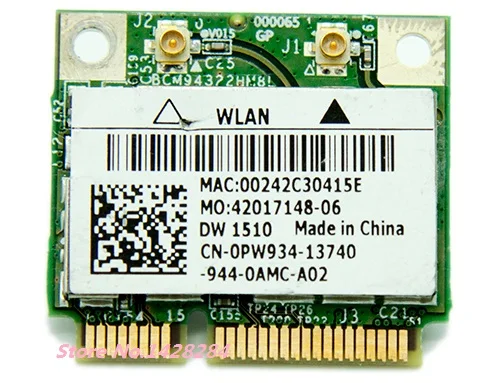 Wholesales New Original BroadCom BCM94322HM8L BCM94322 BCM4322 Half Mini PCI-E 802.11a/b/g/n 300Mbps Wireless WLAN Wifi Card
Wholesales New Original BroadCom BCM94322HM8L BCM94322 BCM4322 Half Mini PCI-E 802.11a/b/g/n 300Mbps Wireless WLAN Wifi Card