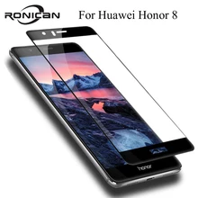 Для Huawei honor 8 закаленное стекло 9H полное покрытие для Honor чехол
