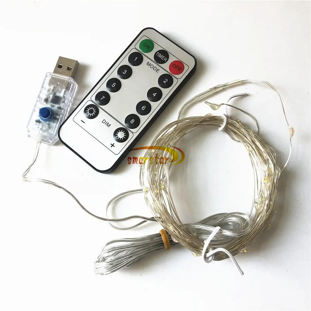 USB Plug wireless control dimming LED String Fairy Light 5m 10m LED Silver Copper Wire Light LED flexible light 5V LED Light
USB Plug wireless control dimming LED String Fairy Light 5m 10m LED Silver Copper Wire Light LED flexible light 5V LED Light