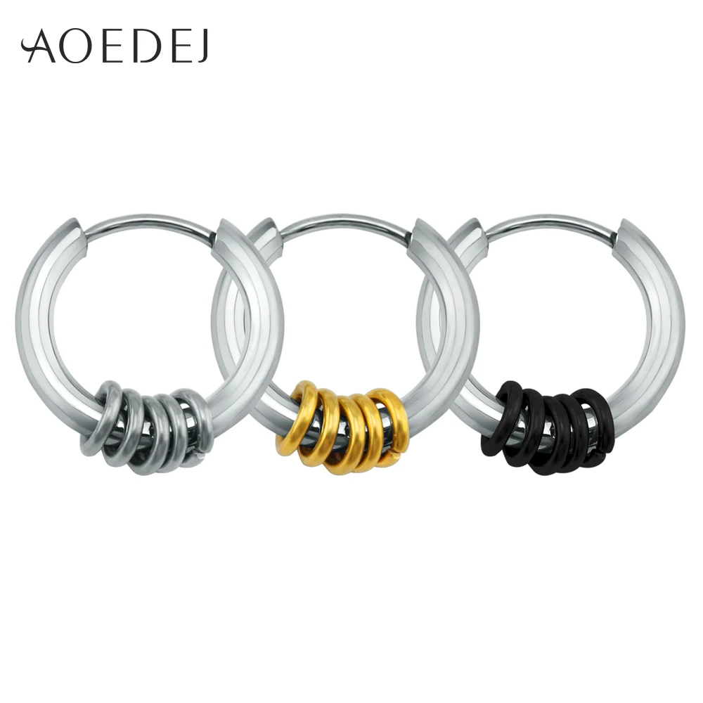 AOEDEJ Hoop Earrings Gold Color Stainless Steel Small Hoop Earrings For Women Men Punk Circle Earrings Clip On Creole Femme
AOEDEJ Hoop Earrings Gold Color Stainless Steel Small Hoop Earrings For Women Men Punk Circle Earrings Clip On Creole Femme