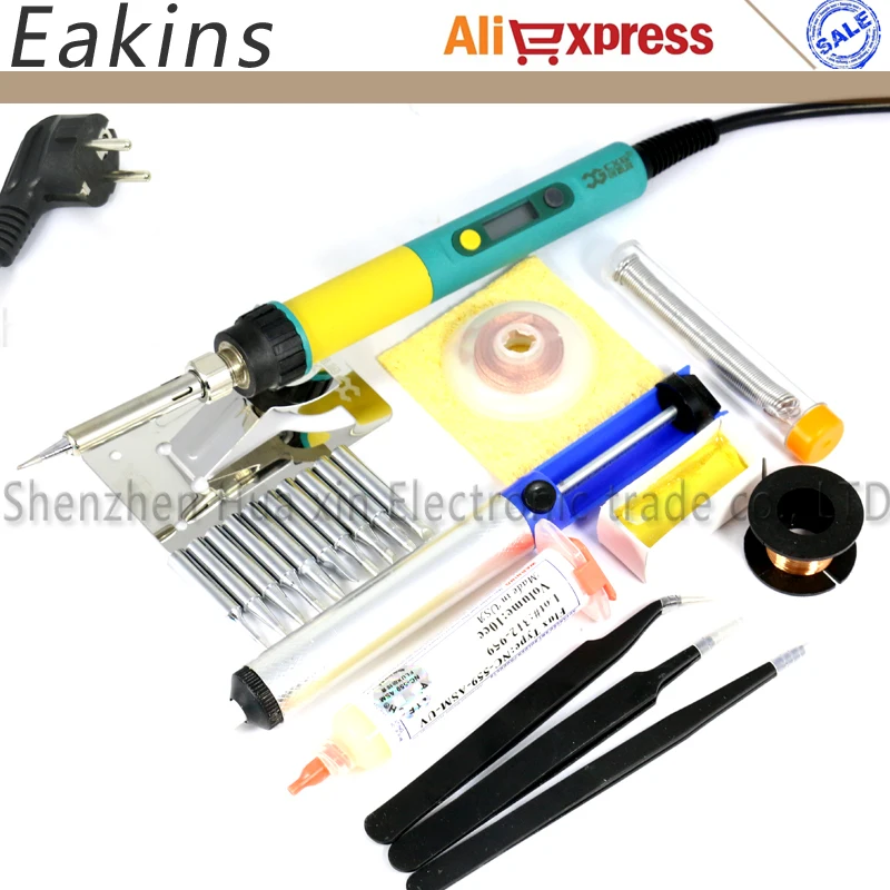 936d New Upgrade CXG 936d+ LCD Adjustable Temperature Digital Electric Soldering Iron Set Electronic Welding Repair Tools Kit
936d New Upgrade CXG 936d+ LCD Adjustable Temperature Digital Electric Soldering Iron Set Electronic Welding Repair Tools Kit