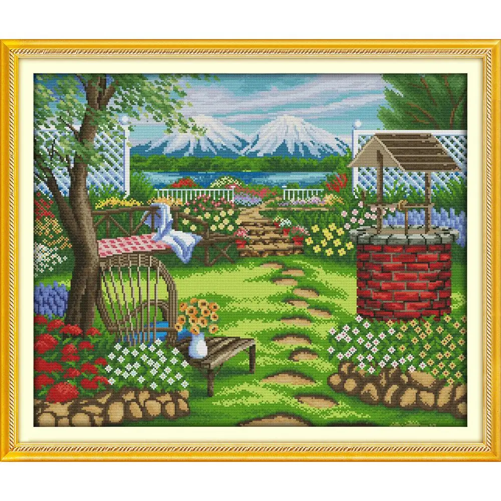 Everlasting Love The Beautiful House Chinese Cross Stitch Kits Ecological Cotton 11CT Stamped Christmas DIY Decorations For Home
Everlasting Love The Beautiful House Chinese Cross Stitch Kits Ecological Cotton 11CT Stamped Christmas DIY Decorations For Home