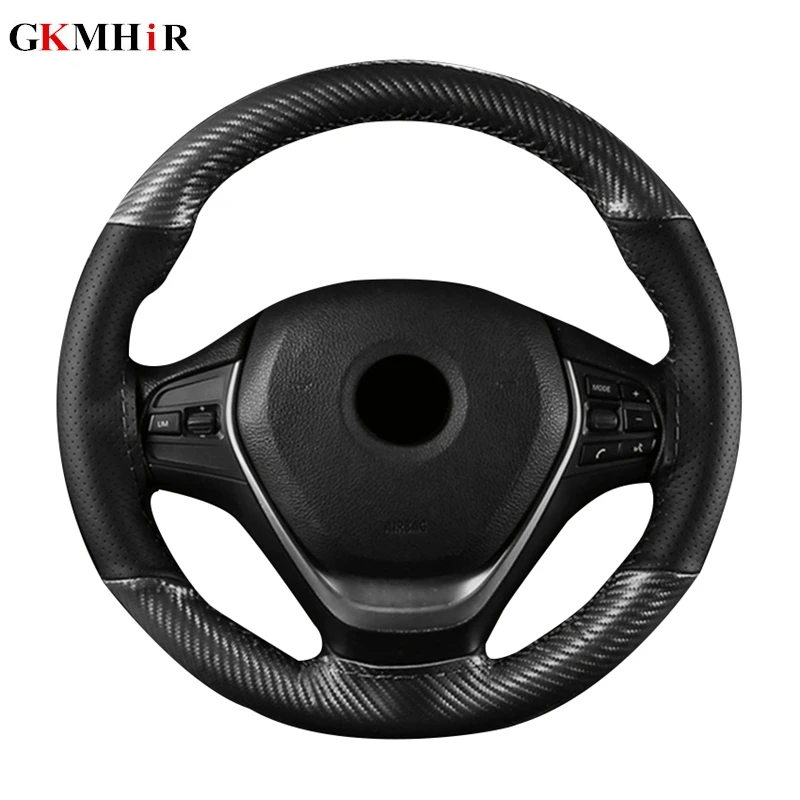 15 inch/38 cm Soft Fiber Leather Car Steering Wheel Cover Anti-slip Steering-Wheel Braid Stitch On Wrap With Needle Thread
15 inch/38 cm Soft Fiber Leather Car Steering Wheel Cover Anti-slip Steering-Wheel Braid Stitch On Wrap With Needle Thread