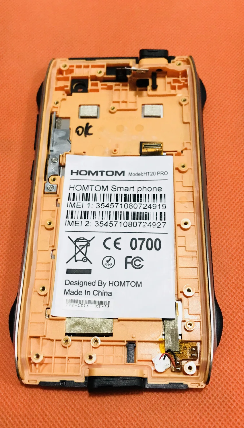Used Original LCD Display Screen + Touch Screen + Frame for HOMTOM HT20 Pro MTK6753 Octa Core Free shipping
Used Original LCD Display Screen + Touch Screen + Frame for HOMTOM HT20 Pro MTK6753 Octa Core Free shipping
