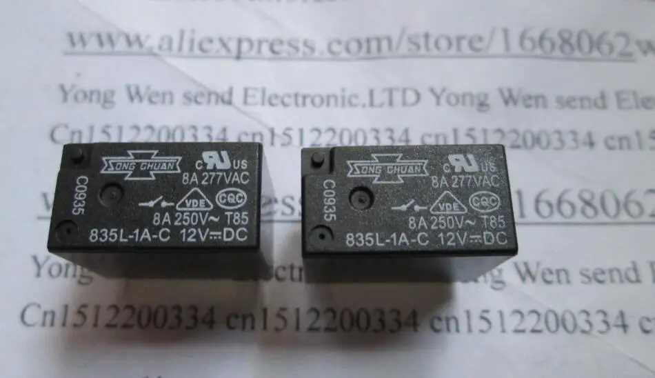 NEW relay 835L-1A-C 12VDC 835L-1A-C-12VDC 835L-1A 835L 835L1AC 835L-1A 12VDC DC12V 12V DIP4 20pcs/lot
NEW relay 835L-1A-C 12VDC 835L-1A-C-12VDC 835L-1A 835L 835L1AC 835L-1A 12VDC DC12V 12V DIP4 20pcs/lot