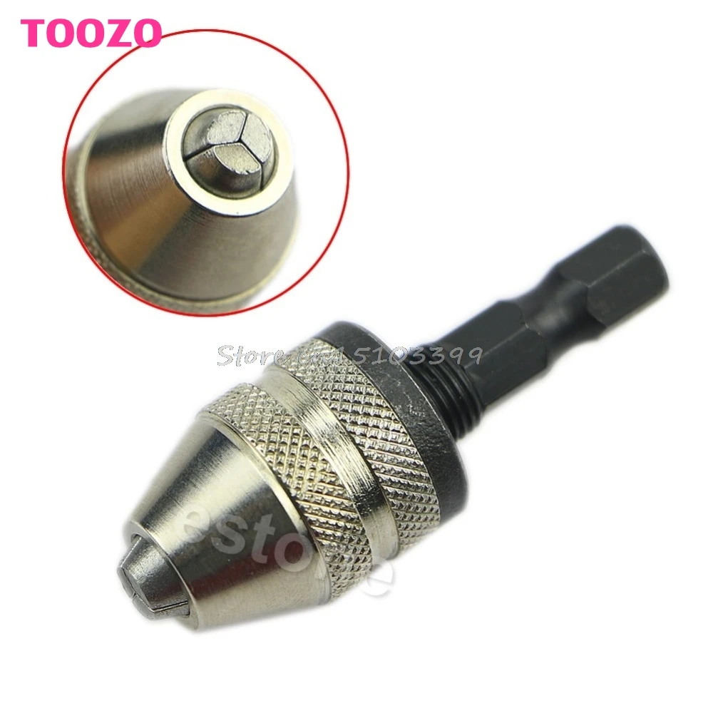 1/4" Keyless Drill Bit Chuck Hex Shank Adapter Converter 0.3mm-3mm Quick Change Drop Ship
1/4" Keyless Drill Bit Chuck Hex Shank Adapter Converter 0.3mm-3mm Quick Change Drop Ship