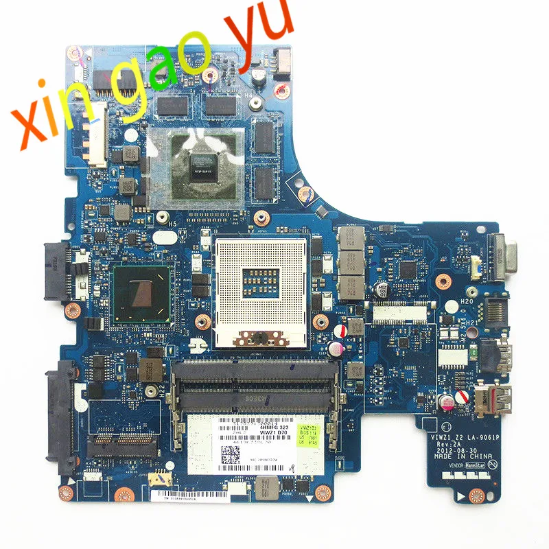 For Lenovo Ideapad Z400 LA-9061P VIWZ1-Z2 Laptop Motherboard HM76 NVIDIA N13P-GLR-A1 DDR3
For Lenovo Ideapad Z400 LA-9061P VIWZ1-Z2 Laptop Motherboard HM76 NVIDIA N13P-GLR-A1 DDR3