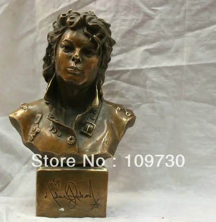 Бесплатная доставка bir 00434 11 ''Китайская народная Бронзовая статуя Майкла Джексона статуя бюста скульптура (C0324)
Бесплатная доставка bir 00434 11 ''Китайская народная Бронзовая статуя Майкла Джексона статуя бюста скульптура (C0324)