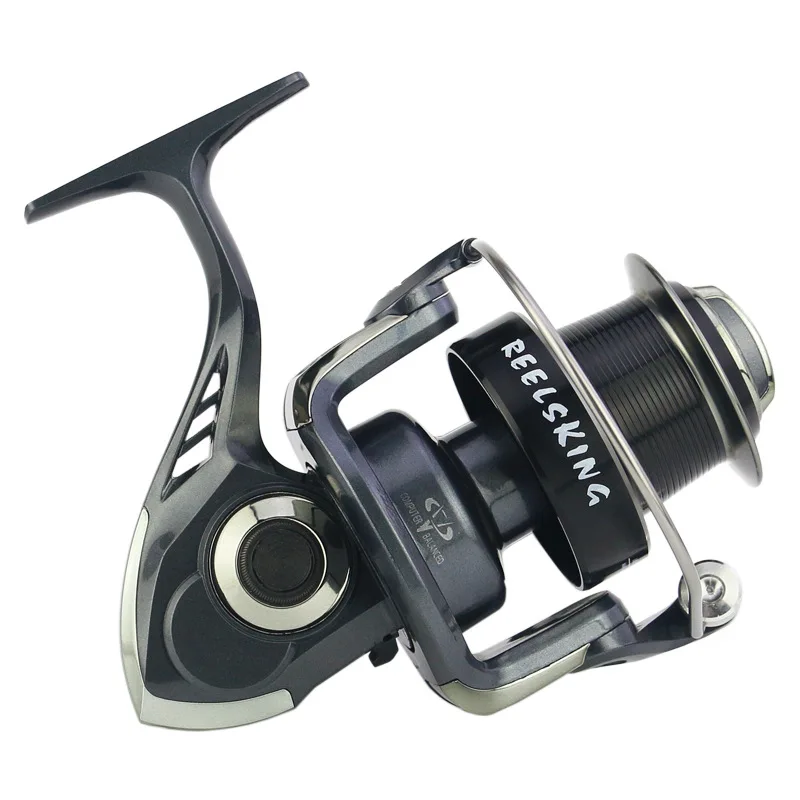 YUYU Sea Fishing Reel Spinning 4000 - 10000 Metal Spool 13+1BB SaltwaterSurfcasting Fishing Reel Distant Wheel spinning reel
YUYU Sea Fishing Reel Spinning 4000 - 10000 Metal Spool 13+1BB SaltwaterSurfcasting Fishing Reel Distant Wheel spinning reel
