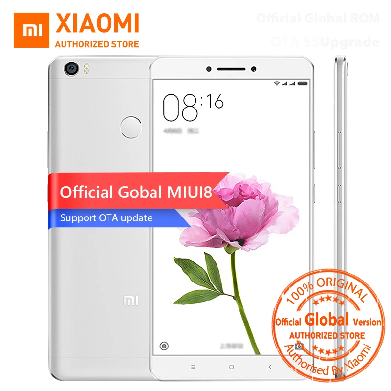Официальный Глобальный Версия Сяо Mi Max 6.44 "мобильный телефон Snapdragon 650 гекса core