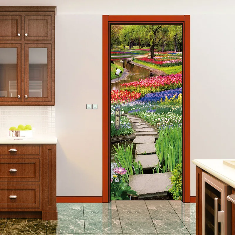 Цветок цветочный парк дорога для ванных и туалетных комнат двери наклейки туалет виниловые наклейки Санузел фрески
Цветок цветочный парк дорога для ванных и туалетных комнат двери наклейки туалет виниловые наклейки Санузел фрески