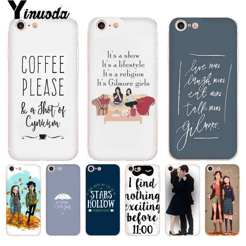 Чехол Yinuoda для iphone 7 6 X чехол Gilmore Girls Rory почётный телефона iPhone 8 6S Plus 10 5 5S SE 5C XS