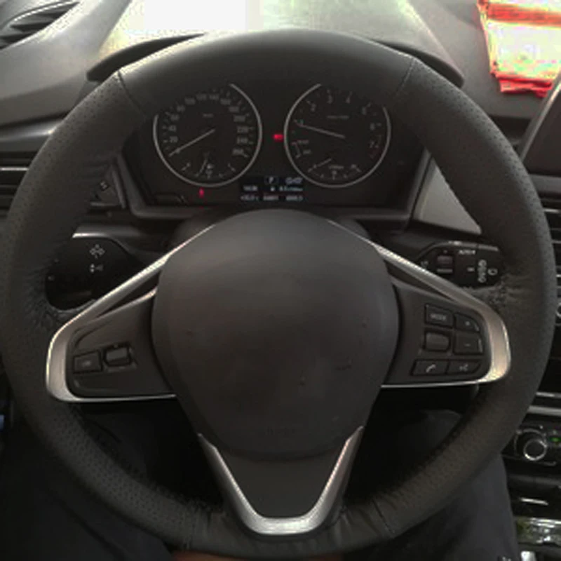 HuiER Hand Sewing Car Steering Wheel Cover Microfiber For BMW 220i 218i 225xe Comfortable Automobile Car Styling Car Protector
HuiER Hand Sewing Car Steering Wheel Cover Microfiber For BMW 220i 218i 225xe Comfortable Automobile Car Styling Car Protector