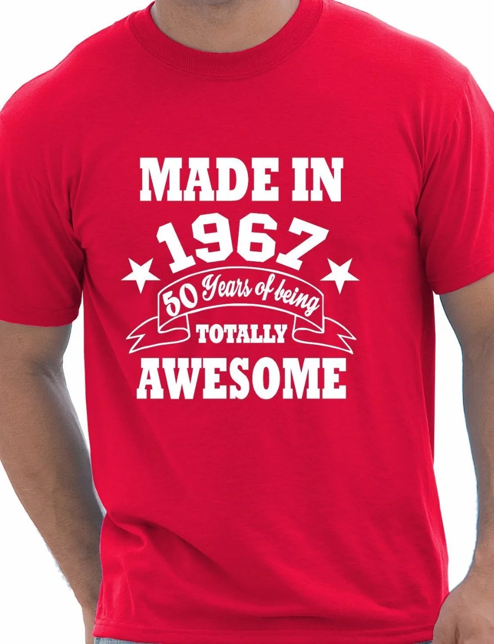 50th Birthday Present Born in 1967 Mens 50th Gift Unisex T-Shirt More Size and Colors-A607
50th Birthday Present Born in 1967 Mens 50th Gift Unisex T-Shirt More Size and Colors-A607