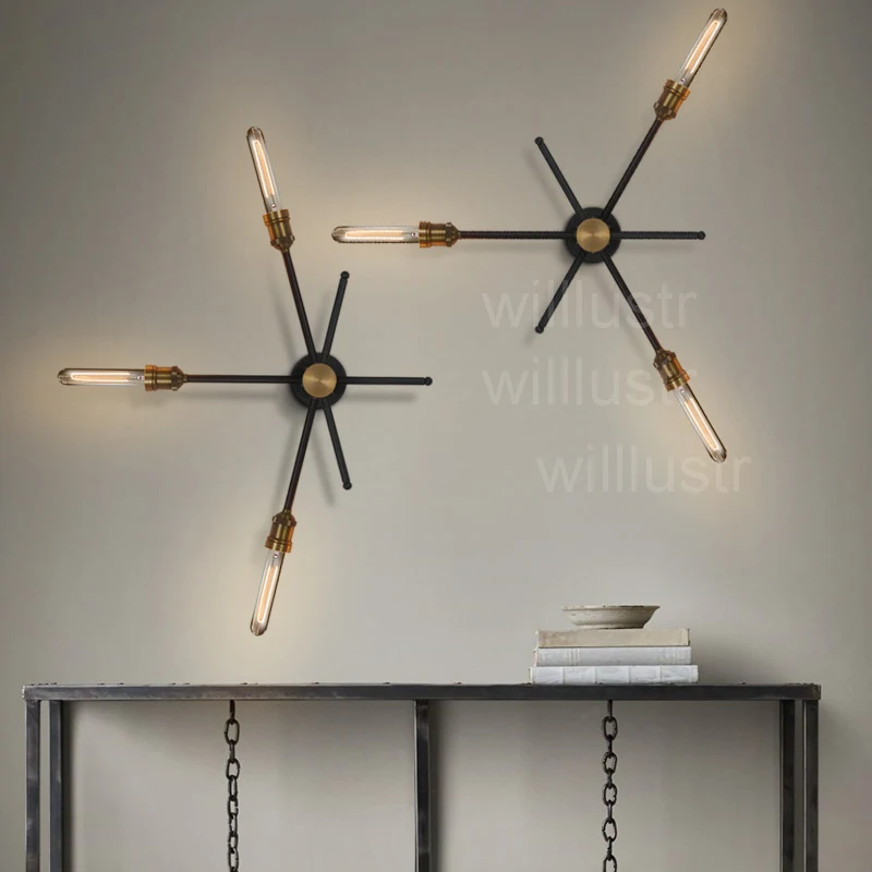 Willlustr America country style vintage iron wall sconce loft metal lamp industry light rotatable arm minimal KINETIC light cafe
Willlustr America country style vintage iron wall sconce loft metal lamp industry light rotatable arm minimal KINETIC light cafe