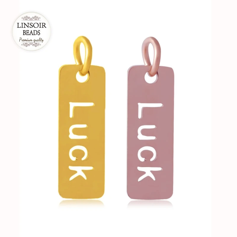 2Pcs/Lot Rectangle Positive Words Hollow Luck Charms Stainless Steel Engraved Charms Women For Diy Bracelet Jewelry Making
2Pcs/Lot Rectangle Positive Words Hollow Luck Charms Stainless Steel Engraved Charms Women For Diy Bracelet Jewelry Making