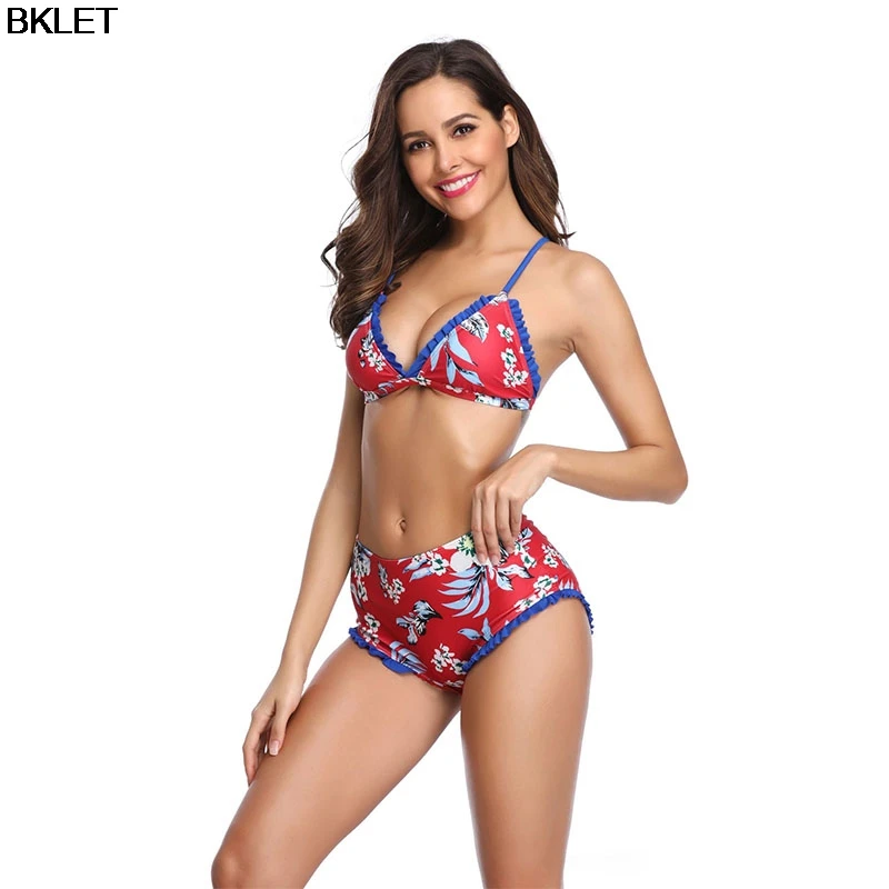 2019 New Summer Style Women Sexy Bikini Set High Waist Push Up Printed Swimwear Bathing Suit Female Swimwear Biquini Swimsuit
2019 New Summer Style Women Sexy Bikini Set High Waist Push Up Printed Swimwear Bathing Suit Female Swimwear Biquini Swimsuit