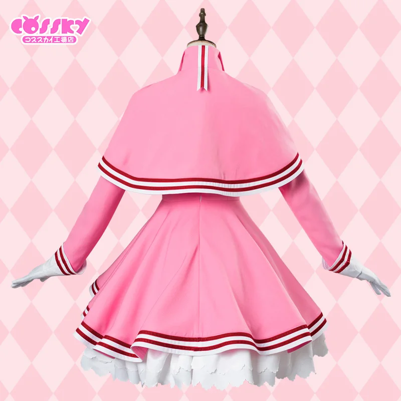 Card Captor Sakura costume pink gamble cosplay costume combat cloth pink dress female with hat +socks+gloves lolita dress
Card Captor Sakura costume pink gamble cosplay costume combat cloth pink dress female with hat +socks+gloves lolita dress